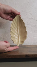 Load and play video in Gallery viewer, Beautiful Concrete Leaf Dish
